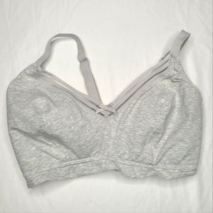 Pour Moi 34FF Wireless Bra. Gray
